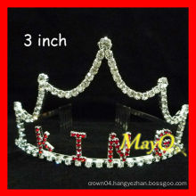 Crystal king pageant crown for boys